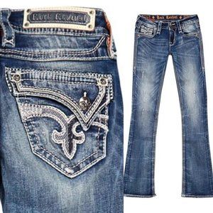 NWT Rock Revival KAITLYN Medium Wash Jeans